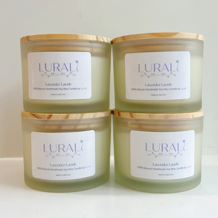 4 Pack Lavender Lavish Candle (16oz)