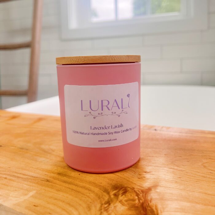 4 Pack Lavender Lavish Soy Candle (10oz) - Image 3